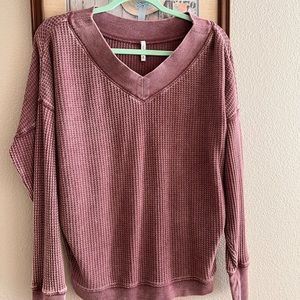 Z supply purple waffle top